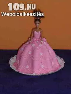 Születésnapi torta gyerekeknek Barbie
