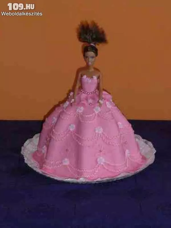 Születésnapi torta gyerekeknek Barbie